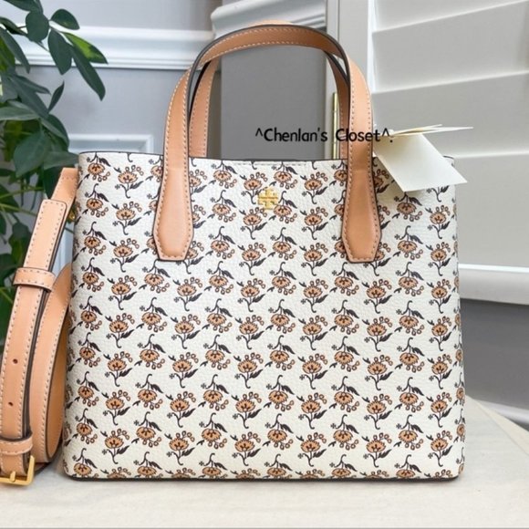🔥NeW! Tory Burch Blake Small Print Tote - Picture 8 of 13